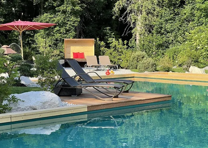 Bayern - Adults Only - Mit Zugspitzblick - Eibsee-naehe - Wellnessbereich - Naturpool Im Sommer 4*