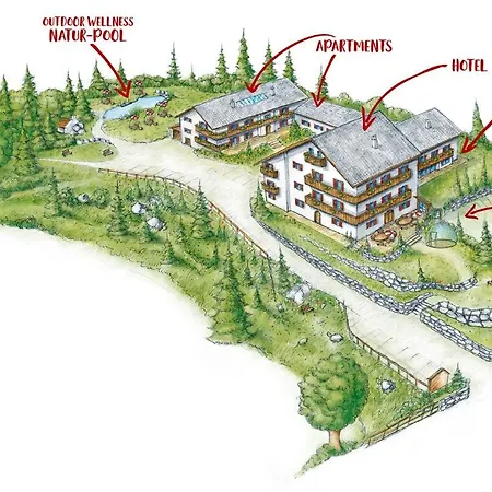Отель Bayern - Adults Only - Mit Zugspitzblick - Eibsee-naehe - Wellnessbereich - Naturpool Im Sommer 4*