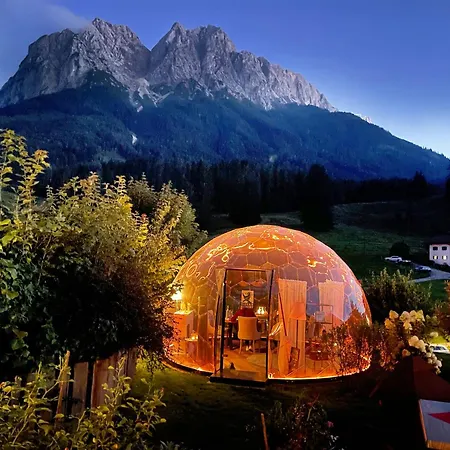 Bayern - Adults Only - Mit Zugspitzblick - Eibsee-naehe - Wellnessbereich - Naturpool Im Sommer 格赖瑙
