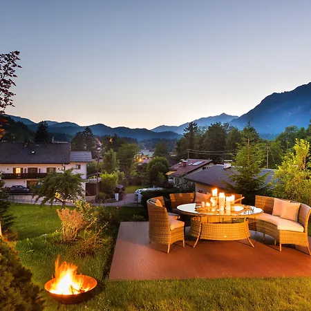 Bayern - Adults Only - Mit Zugspitzblick - Eibsee-naehe - Wellnessbereich - Naturpool Im Sommer 酒店 格赖瑙