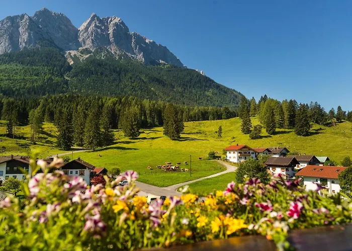 Bayern - Adults Only - Mit Zugspitzblick - Eibsee-naehe - Wellnessbereich - Naturpool Im Sommer Hotel